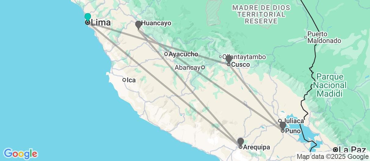 Map of Mesmerizing Peruvian Dream 360